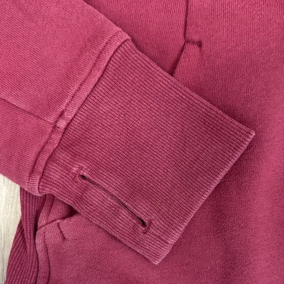 Burgundy & Gold lululemon scuba Zip-Up Hoodie size 6 - Picture 6 of 16